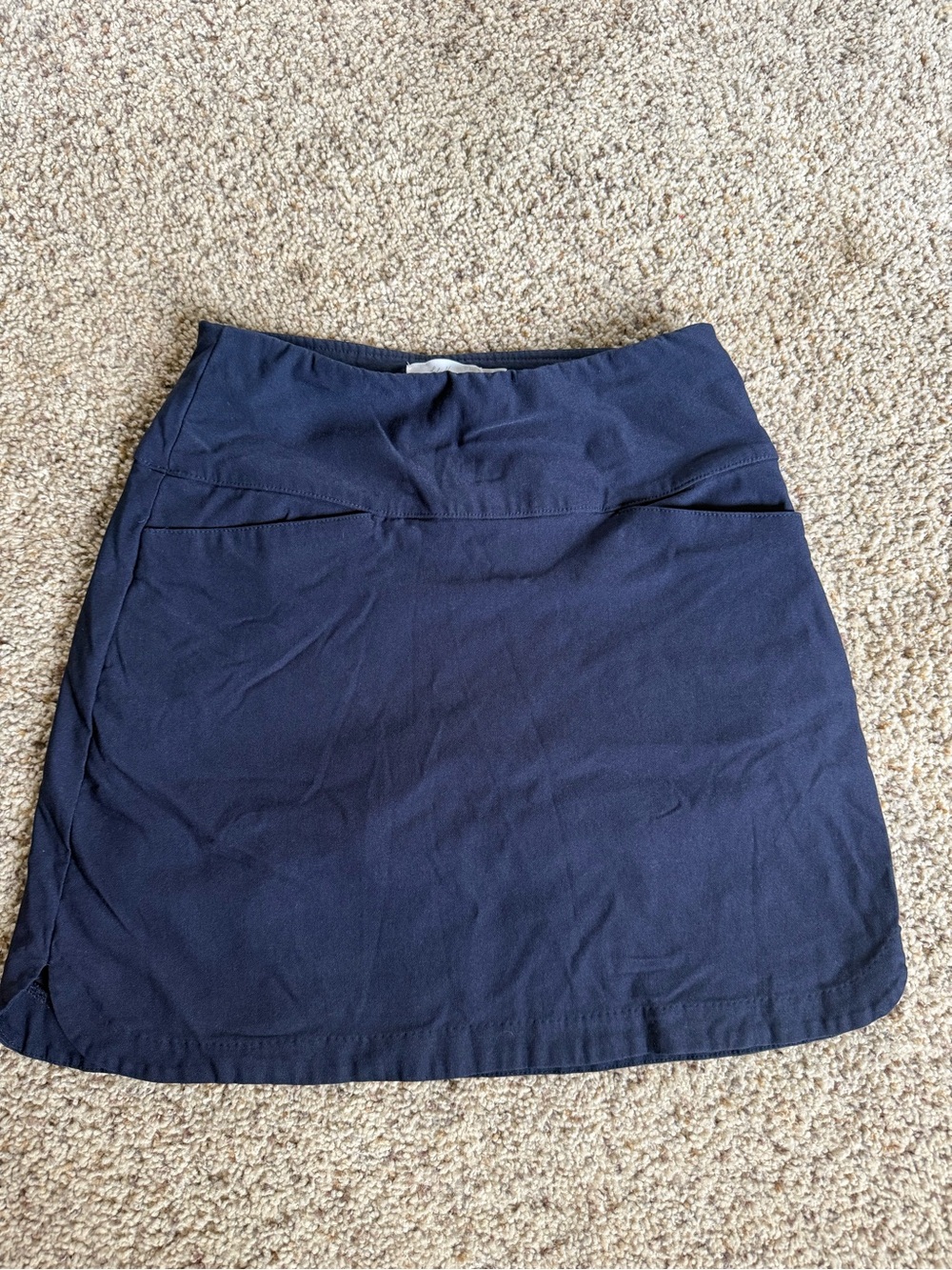 Lady Hasan sz Small navy golf skort with pockets